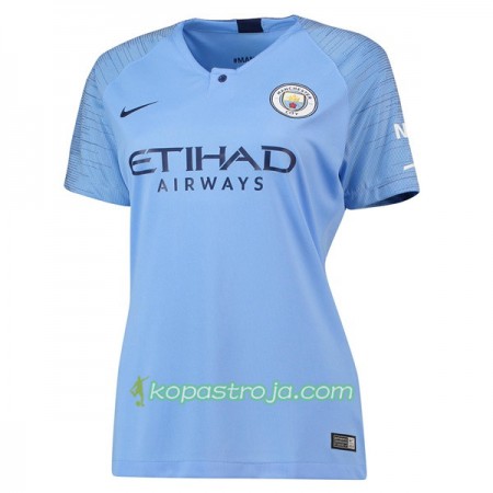 Billiga Fotbollströjor Manchester City Dam Hemma tröja 2018/19 Kortärmad